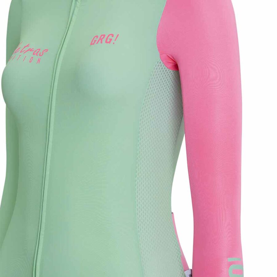 Jersey Ciclismo KM100 Manga Longa Letras Edition