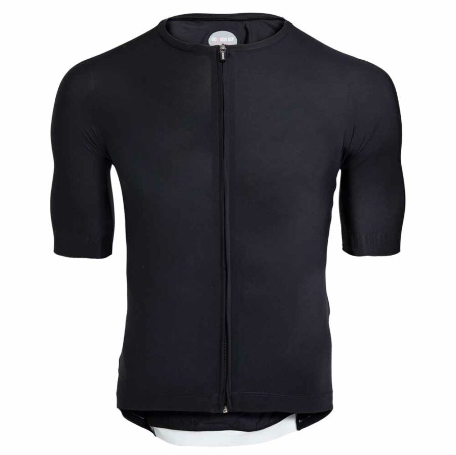 Jersey Ciclismo KM200 Manga Curta Negro