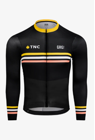 Jersey Manga Larga Km100 Cero Presión Negra